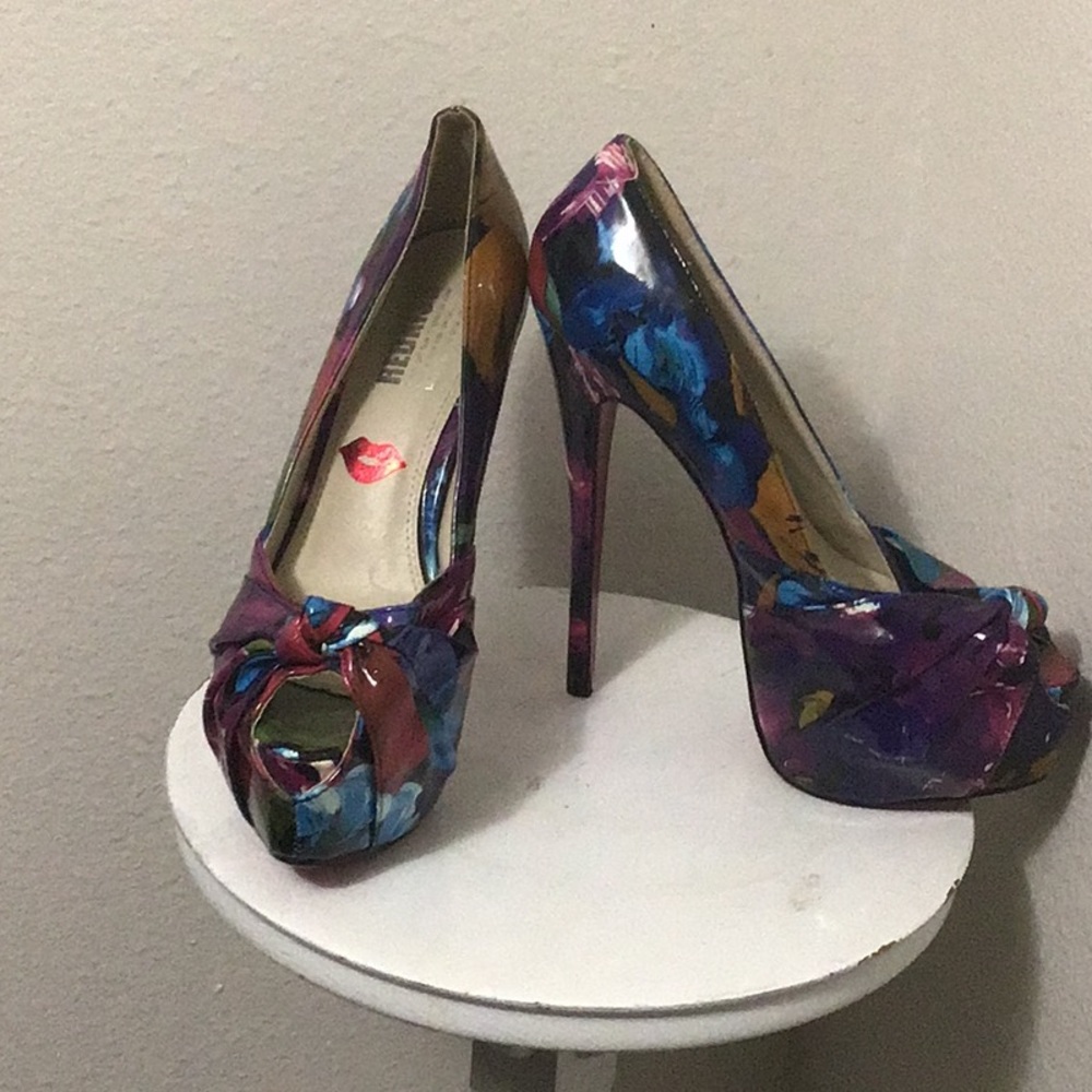 Rose pattern High Heels